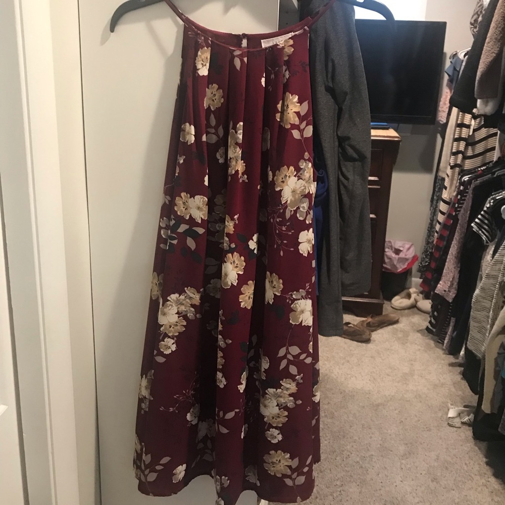 Floral print dress